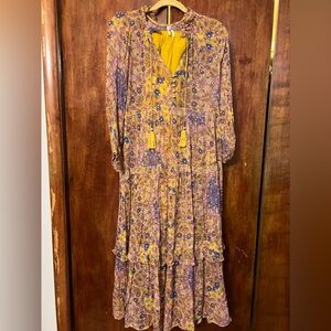 Anthropologie maxi dress